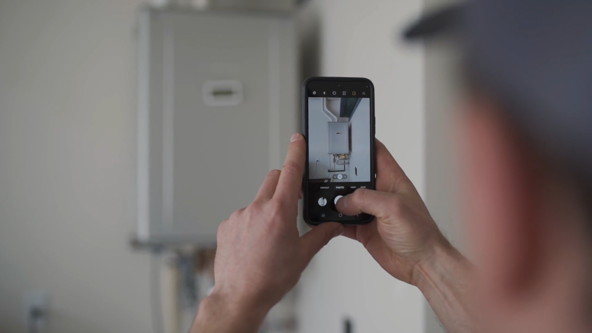 houseimg inspector using phone